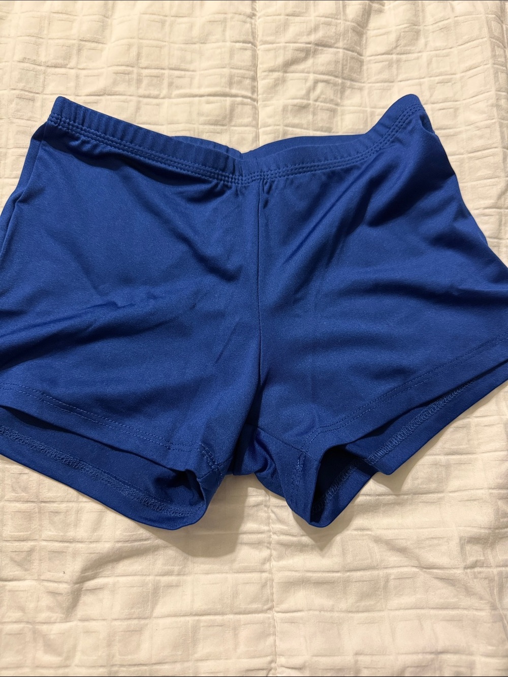Women's Athletic Stretch Shorts - Deep Blue